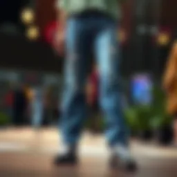 An In-Depth Exploration of Raw Edge Straight Leg Jeans Introduction