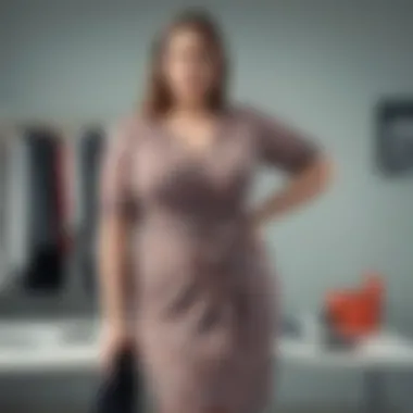 Versatile plus size dress suitable for office settings