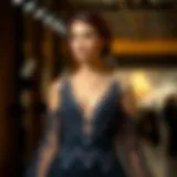 Elegant Ever Pretty dress showcasing intricate design details