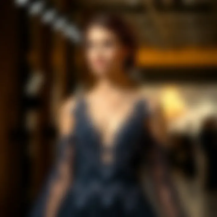 Elegant Ever Pretty dress showcasing intricate design details