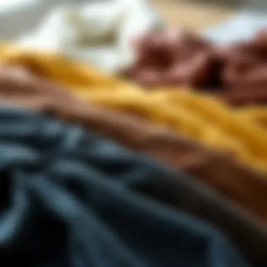 Diverse Materials for Blanket Slipcovers Variety of fabric swatches illustrating different materials for blanket slipcovers