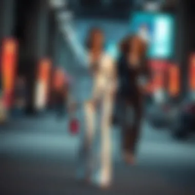 Contemporary styling of flare leg pant suits