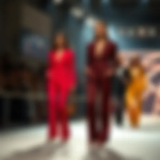 Historical evolution of flare leg pant suits