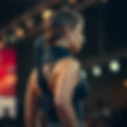 An individual demonstrating proper posture with a posture corrector