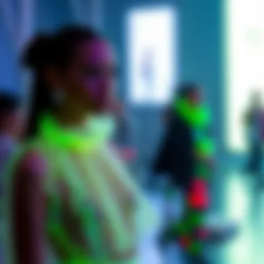 Sustainable materials for glow fashion