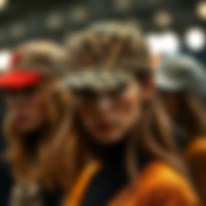 Various Styling Options for Leopard Print Baseball Hat Different styling options featuring the leopard print baseball hat