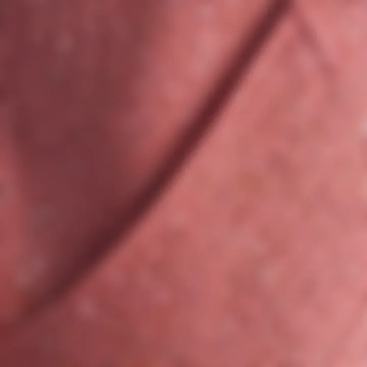 Close-up of the fabric texture of a tankini swimsuit