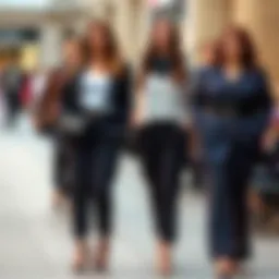 Elegant plus size Westbound pants showcasing diverse styling options.