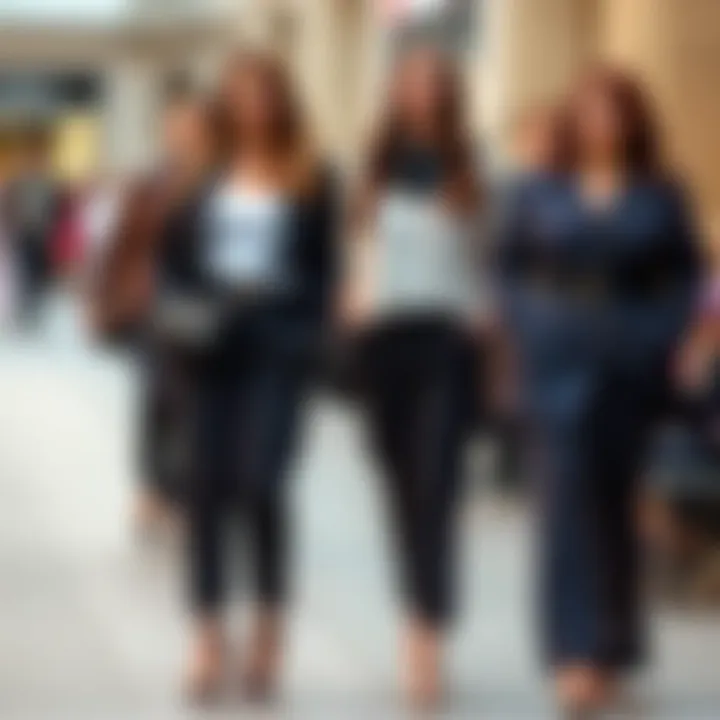 Elegant plus size Westbound pants showcasing diverse styling options.