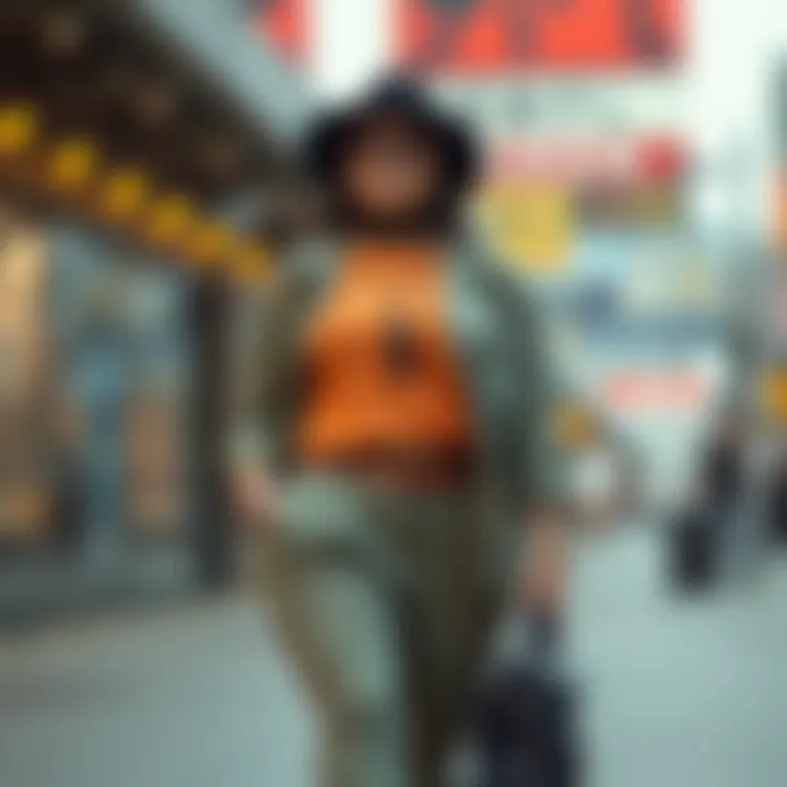 Fashionable outfit combining plus size Westbound pants with trendy accessories.