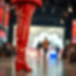 Exploring Red Knee High Boots for Wide Calves Introduction