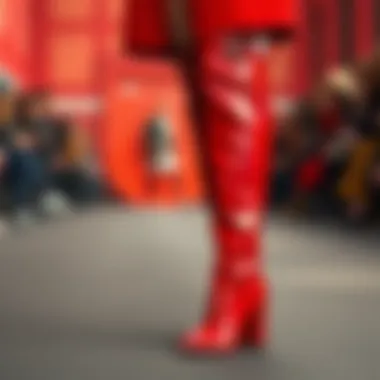 Exploring Red Knee High Boots for Wide Calves Summary