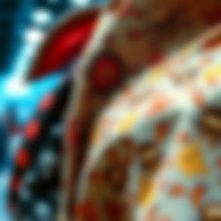 Contemporary Pirate Fabrics Vibrant fabrics showcasing pirate motifs in contemporary fashion