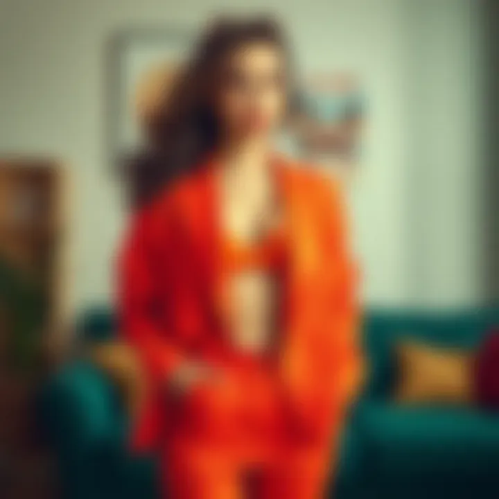 Chic color palette for stylish home outfits