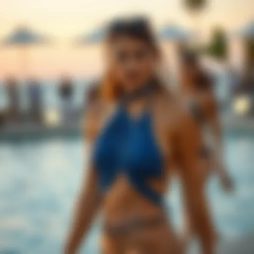 Exploring the Draped Halter Swimsuit: A Comprehensive Analysis Introduction