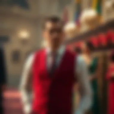 An elegant setting highlighting the cultural significance of vests throughout history