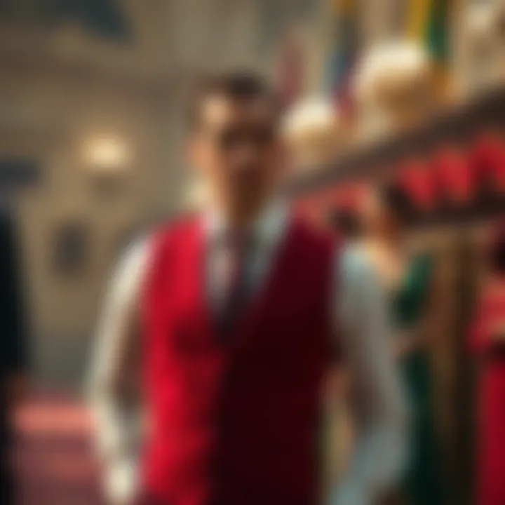 An elegant setting highlighting the cultural significance of vests throughout history