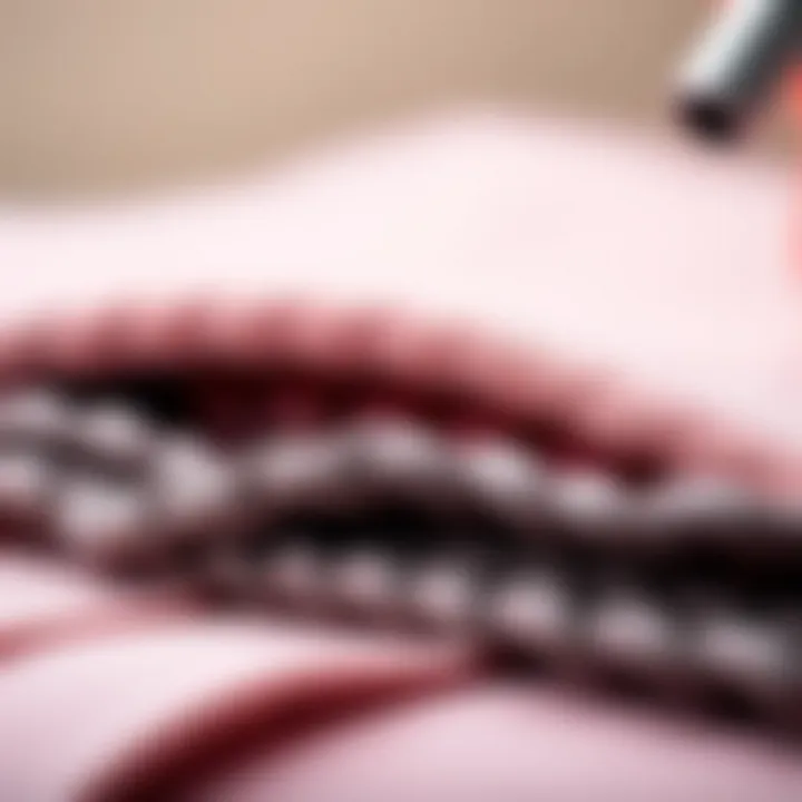 Materials and Textures of Flamingo Sets Close-up of high-quality materials used in flamingo bathroom sets, emphasizing texture and durability