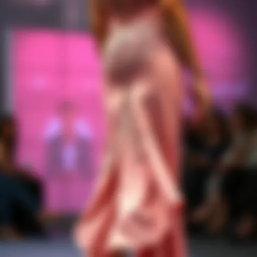 Intricate Design of a Fish Tail Skirt Elegant fish tail skirt showcasing intricate details