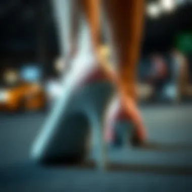 Graphical representation of consumer preferences for sticky heel pads