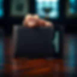 Elegant wallet showcasing photo slots