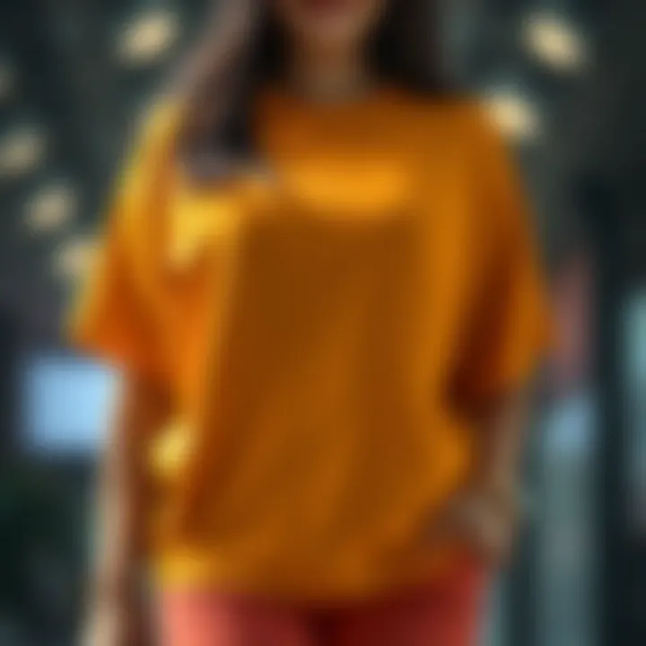 Comfortable fit t-shirt showcasing diverse styles