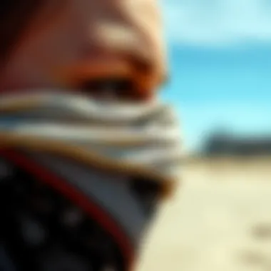 Innovative UV Protection Fabric Technology Close-up of UV protection fabric technology