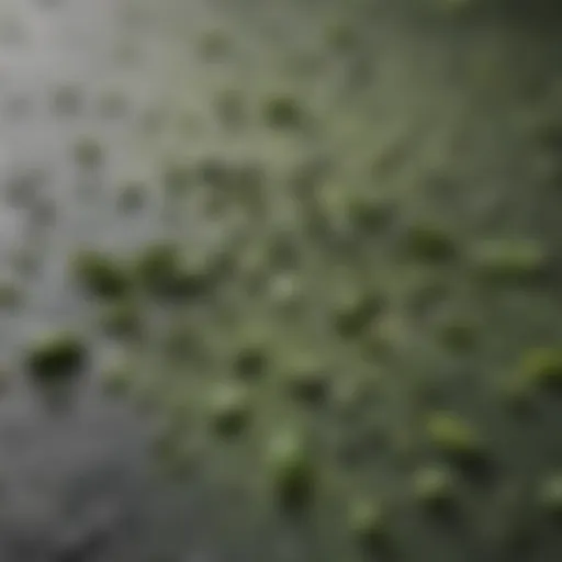 Close-up of Farmacy Green Tea Cleanser texture on a surface