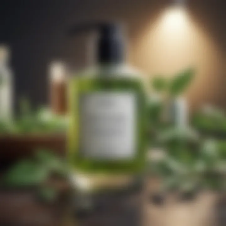 Ingredients of Farmacy Green Tea Cleanser displayed aesthetically