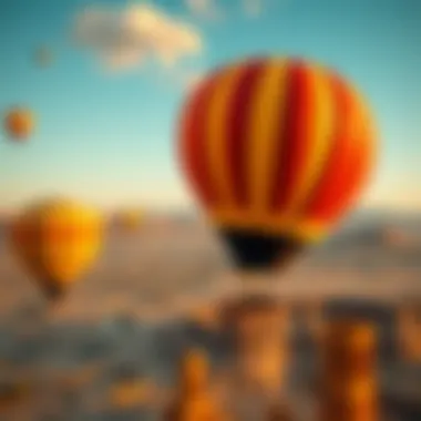 An adventurous experience like hot air ballooning