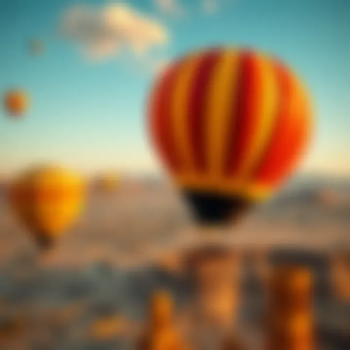 An adventurous experience like hot air ballooning