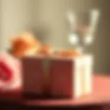 Elegant keepsake gift box adorned with a floral motif