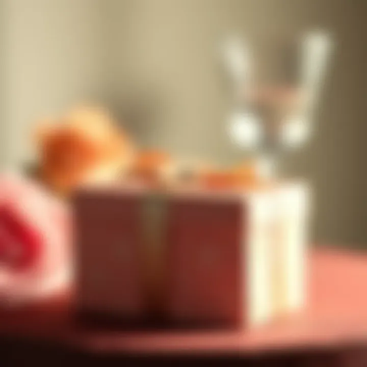 A Thoughtful Keepsake Gift Box Elegant keepsake gift box adorned with a floral motif