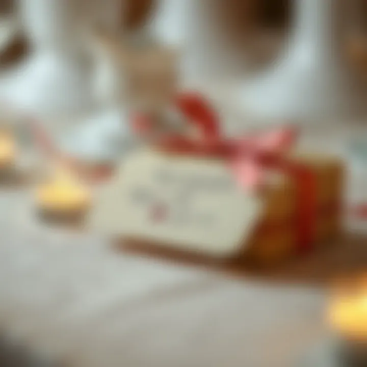 A Heartfelt Note to Accompany the Gift Warm, heartfelt note accompanying a keepsake gift