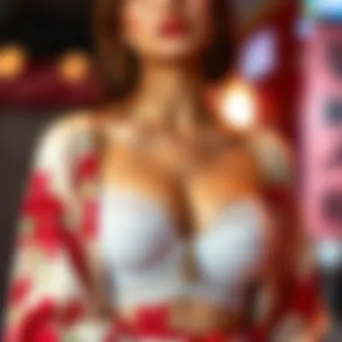 Modern Interpretation of Kimono Lingerie Modern interpretation of kimono lingerie showcasing elegance