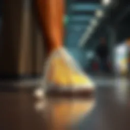 Mesh bag designed for shoe washing