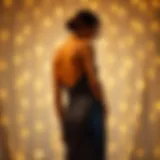 Elegant view of the Missord one shoulder split thigh sequin prom dress showcasing intricate sequin detailing.