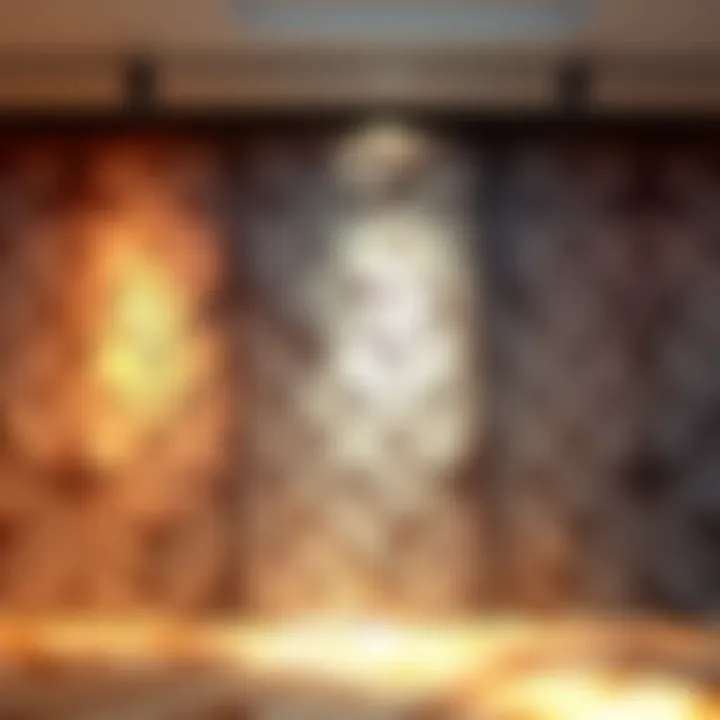 Geometric Patterns on Wall Geometric patterns on a wall showcasing depth and dimension