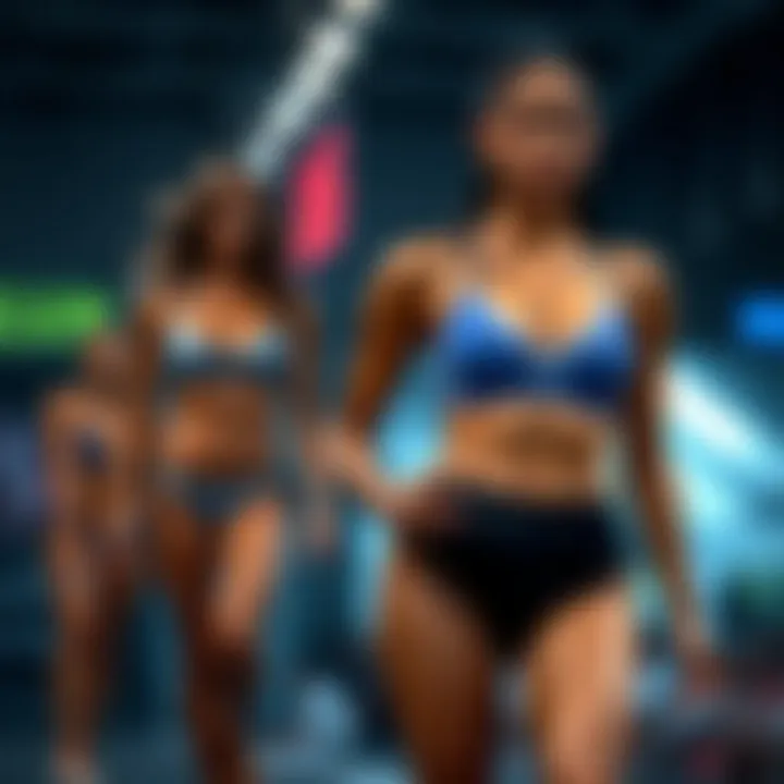 Historical evolution of swimwear styles