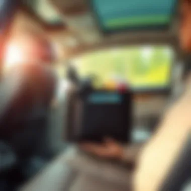 Compact and efficient storage bags for car essentials