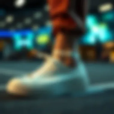 Visual representation of sustainable materials in footwear