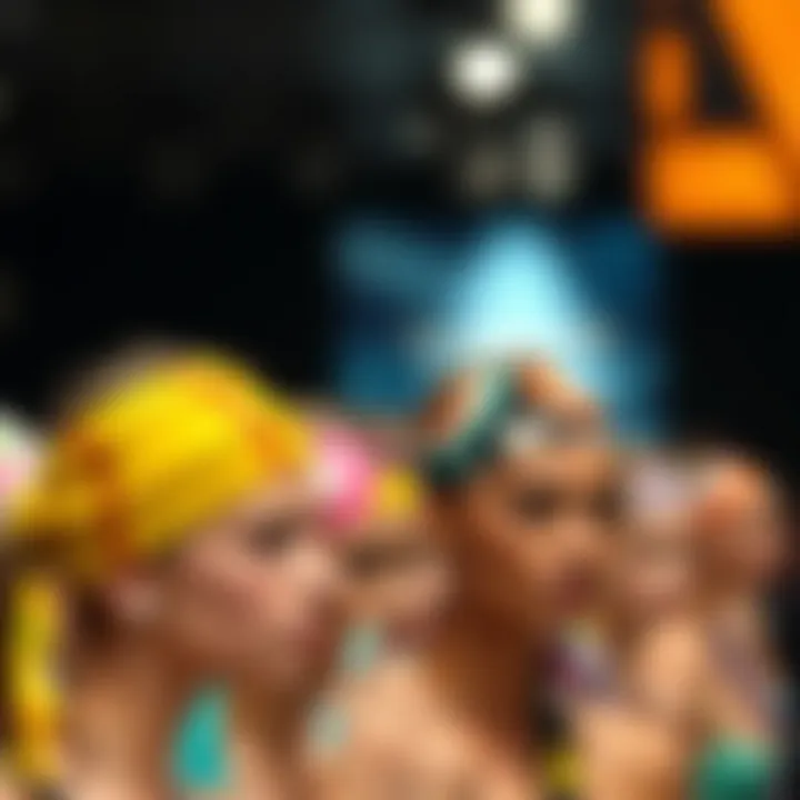 An array of vibrant sweat headbands showcasing diverse designs