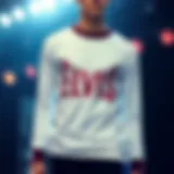 Elvis long sleeve t-shirt showcasing unique design