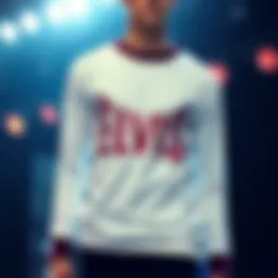 Elvis long sleeve t-shirt showcasing unique design