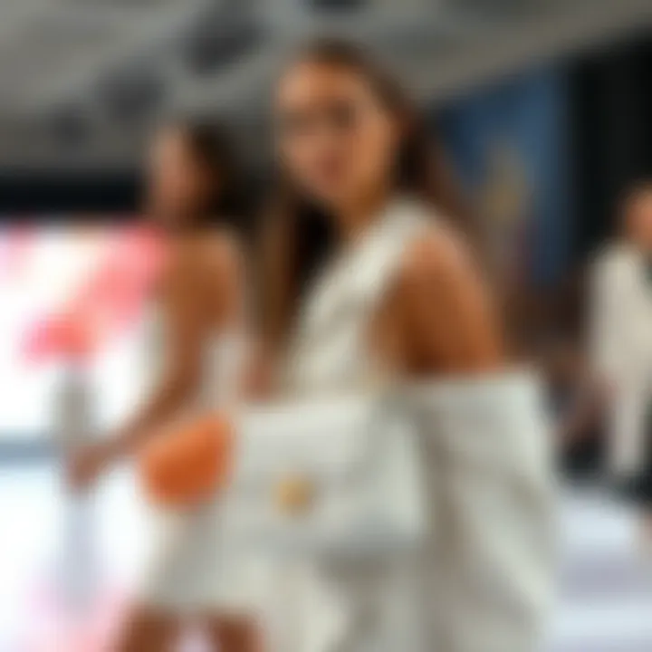 Artistic representation of the cultural impact of off-white aesthetics