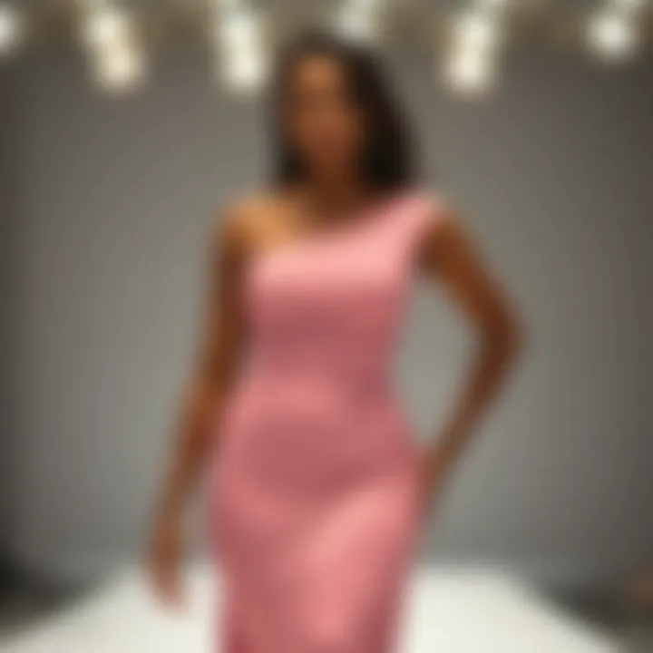 A confident individual showcasing body positivity in a bodycon maxi dress