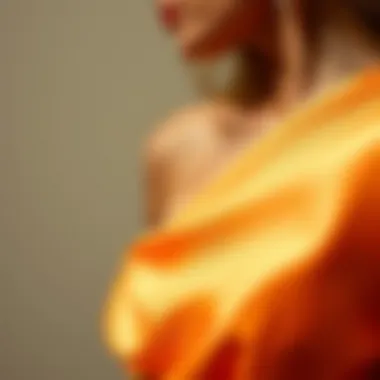 Close-up of luxurious fabric choices for bodycon maxi dresses