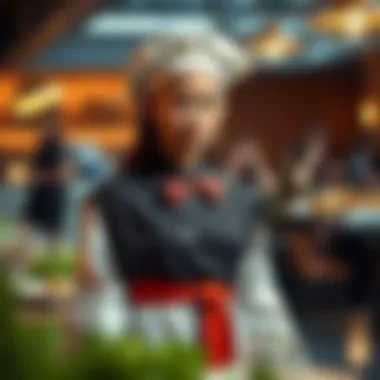 Contemporary trends in culinary apparel reflecting personal style and individuality