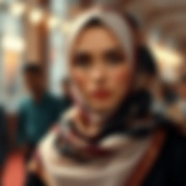 Fashion trends featuring silk hijab underscarfs