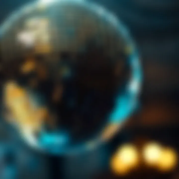 Close-up of a disco ball showcasing its intricate mirror tiles